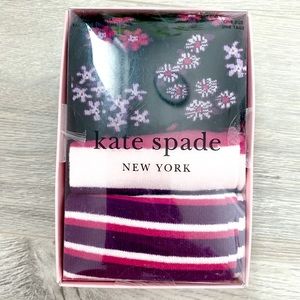 Kate Spade Patterned 3 Pack Crew Socks (Boxed Set)